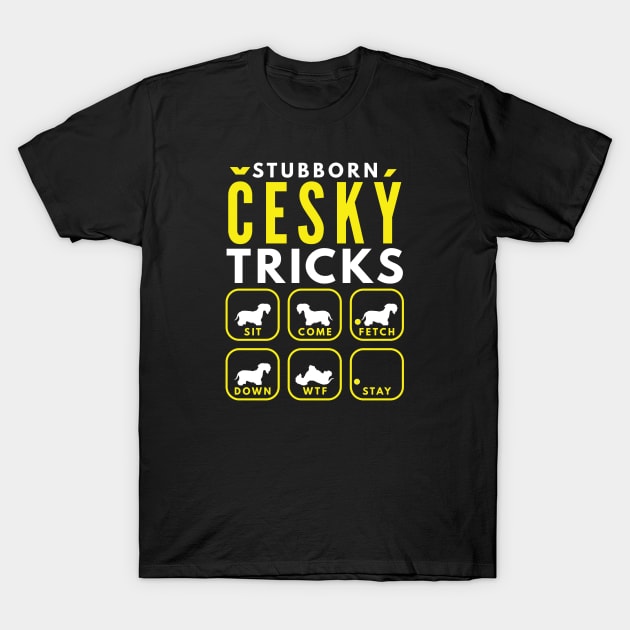 Stubborn Český Tricks - Dog Training T-Shirt by DoggyStyles